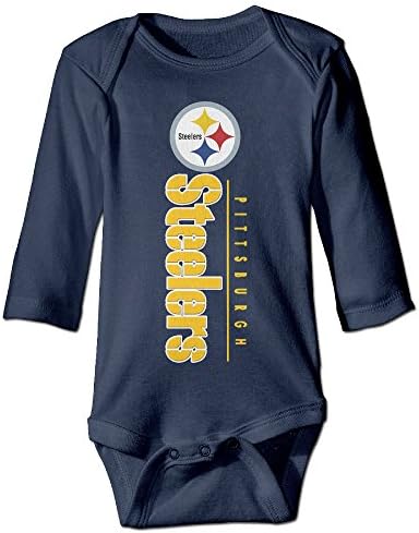 Boxer98 Boy's & Girl's Pittsburgh Football Steelers Team Long Sleeve Bodysuit Outfits