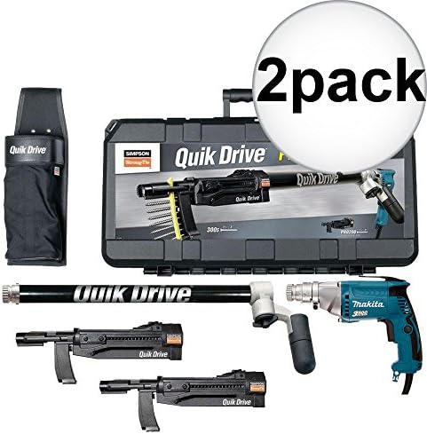 Quik Drive PROSDDM35K 1-1/2" - 3" 3500 RPM 6828 Autofeed Screwgun Kit 2-Pack