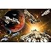 Kid’s Room Nursery Photo Wallpaper – Galaxy Adventure – Picture Decoration Space Flight Mission Shuttle Science Fiction Spaceship Image Decor Wall Mural (82.7x55.1in - 210x140cm)