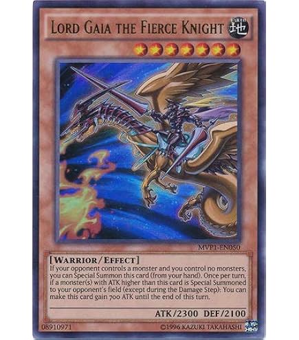 Amazon.com: YU-GI-OH! - Arisen Gaia The Fierce Knight (BOSH-EN098