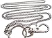 ATLanyards Just A Plain Chain Lanyard - Stainless Steel Strong Badge Holder