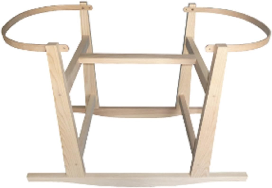 Moses Basket Rocking Stand in Natural