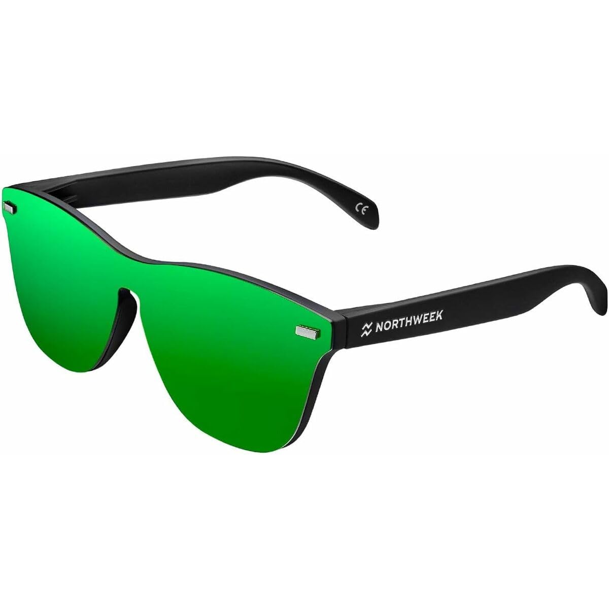 NORTHWEEK Unisex Adults’ Regular Phantom Venice Sunglasses, Green, 140.0
