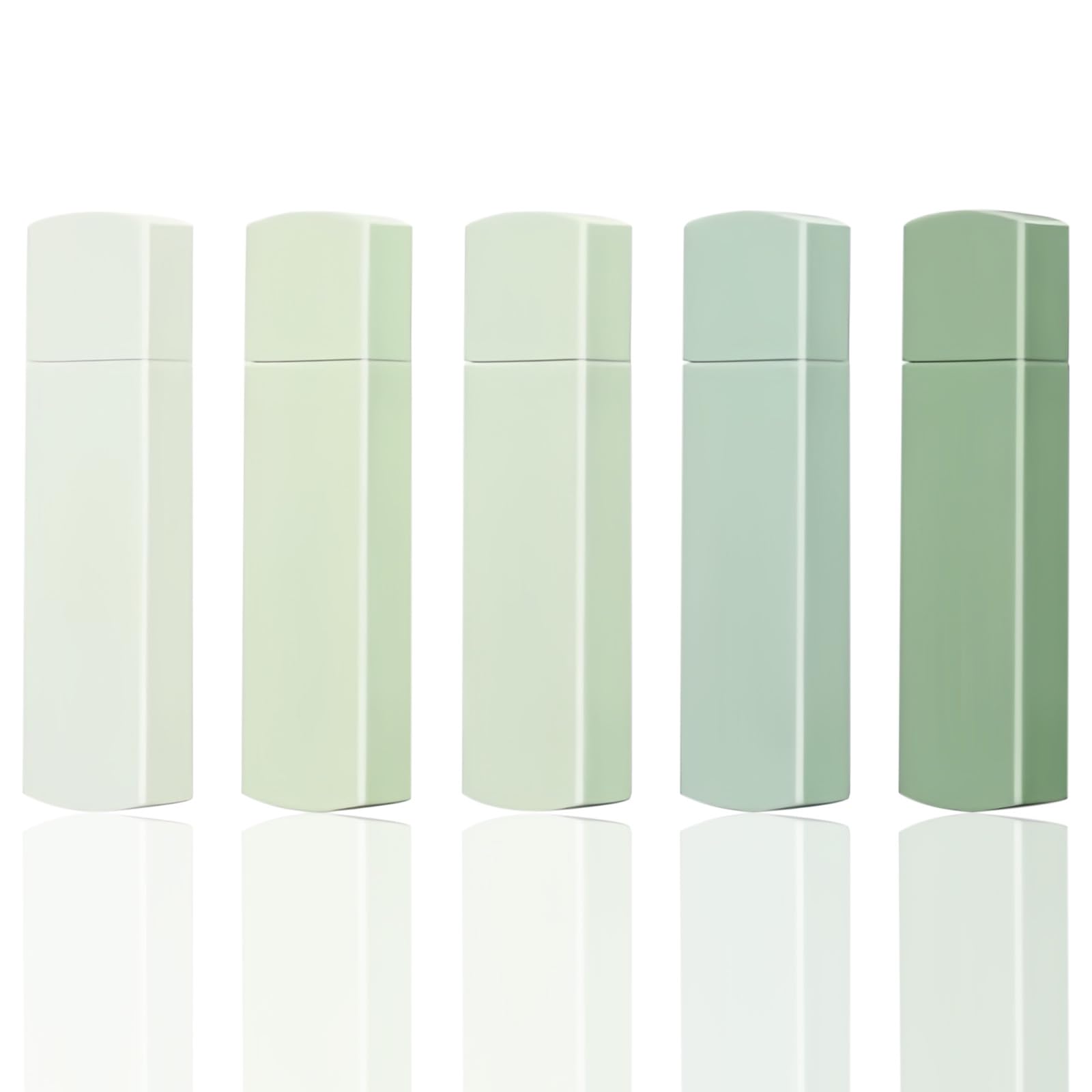 Huakaile 6 Pack Cute Correction Tape with Gradient Color, Aesthetic Correction Strip Tape Pen, Correction Tape Eraser for Writing Note-taking Learning Office Supplies (Green)