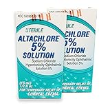 Altachlore Sodium Chloride 5.0% 15ml Ophthalmic Solution. Compare to Muro 128, Pack of 2