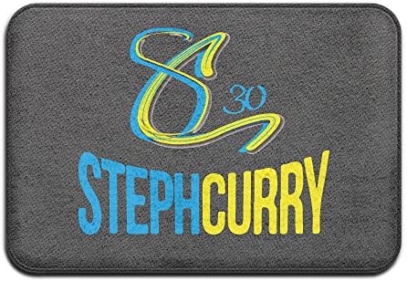 Warriors Curry Basketball Logo Doormat For Entranceways 23"x15" Non-slip Rug