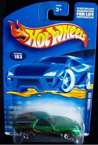 #2001-103 Porsche 928 Large/Small Wheels Collectible Collector Car Mattel Hot Wheels 1:64 Scale