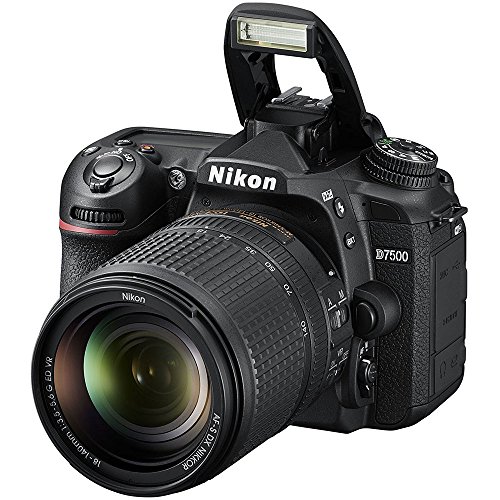 Nikon D7500 Black Digital SLR Camera with 18-140mm VR & 70-300mm f/4-5.6 SLD DG Macro Telephoto Lens + Accessory Bundle - Thumbnail 6
