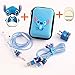ZOEAST(TM) Stitch Set DIY Protectors Apple Data Cable USB Charger Data Line Earphone Wire Saver Protector Compatible iPhone 5 5S SE 6 6S 7 8 Plus X IPad iPod iWatch (Upgrade Styles, Stitch) primary