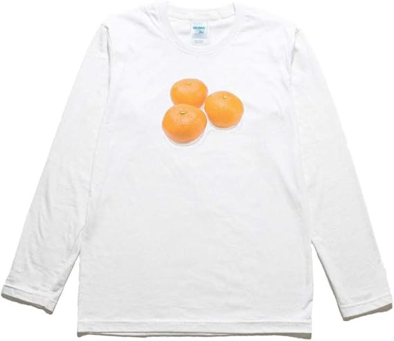 Amazon 長袖 Tシャツ ロングスリーブ 食べ物 果物 みかん 蜜柑 243 Tシャツ カットソー 通販 Amazon 長袖 Tシャツ ロングスリーブ 食べ物 果物 みかん 蜜柑 243 Tシャツ カットソー 通販