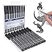 Hitong Micro-Pen Fineliner Ink Pens, Precision Multiliner Pens for Artist Illustration, Sketching, Technical Drawing, Manga, Scrapbooking(9 Size/Black)