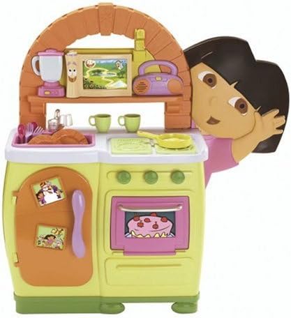 Amazon Com Fisher Price Dora S Talking Kitchen Toys Games