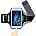 iPhone 7/8 Plus Armband,RISEPRO Sport Armband for Running,Workouts,Fingerprint Unlock,Lightweight,Breathable Lycra,Hidden Pocket,Key Holder,Earphone Cutouts for iPhone/Galaxy S6(5.5