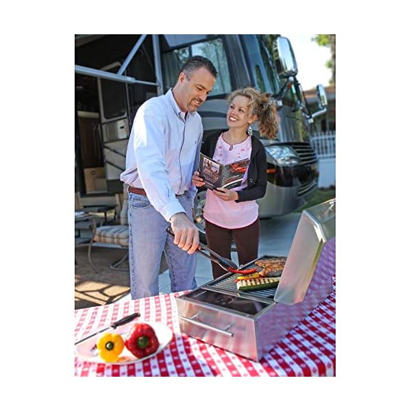 Kenyon-B70090-Frontier-All-Seasons-Portable-Stainless-Steel-Electric-Grill-120V