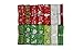 H YOUNG 32yards/lot 25mm Grosgrain Christmas Pattern Winter Holiday Ribbon and snowflake, Christmas trees, Santa Clause and Christmas wish for Holiday Hair Bows,Gift Wrapping.