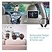 NAVISKAUTO 10.1 Inch Car Headrest DVD Player HD 1080P TFT LCD Screen Headrest Monitor with HDMI Port and Remote Control and Lighter Charger (CH1008B)