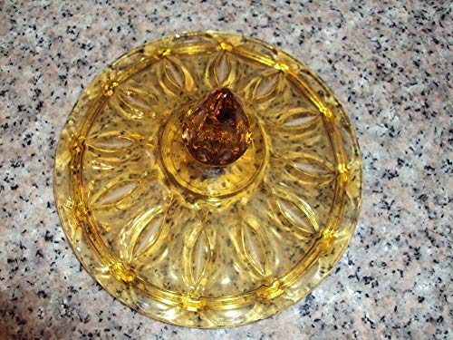 6 Vintage+Depression+Glass+Thumbprint+Footed