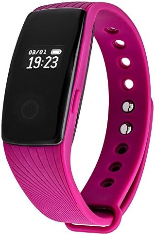 SE Group Fitness Tracker with Heart Rate and Sleep Monitor Touch Screen Smart Band Pedometer Calories Counter Waterproof Watch Exercise Sports Bracelet Wearable Activity Wristband for iPhone Android