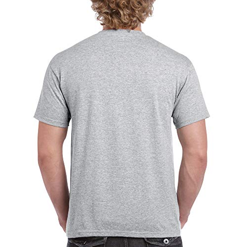 Gildan Men's Heavy Cotton Adult TShirt, 2Pack, Sport Grey, 3XLarge