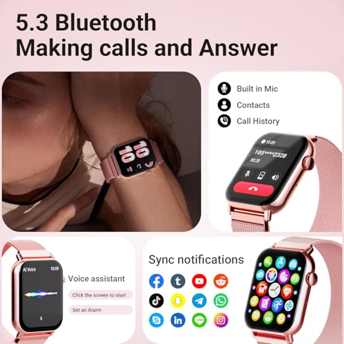 Trendia Smart Watches for Women, 1.83