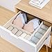 Poeland Drawer Divider Organizer DIY Plastic Grid Drawer Divider for Home Tidy Closet Stationary Makeup