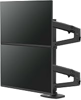 Ergotron LX Vertical Stacking Dual Monitor Arm VESA Desk Mount 40" 10kg view 3
