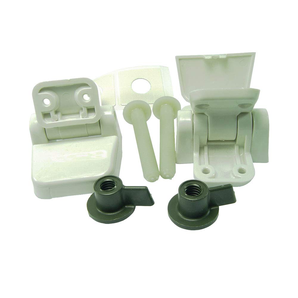 Jabsco 29098-2000, Hinge Set, Regular Size Wood Seat/Lid Assembly, One