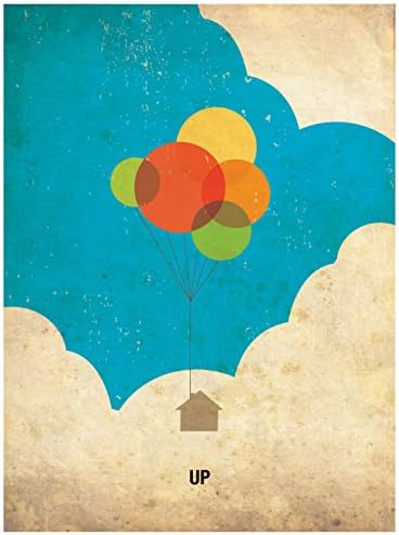 OHMYPOSTER Up Minimalist Poster Print