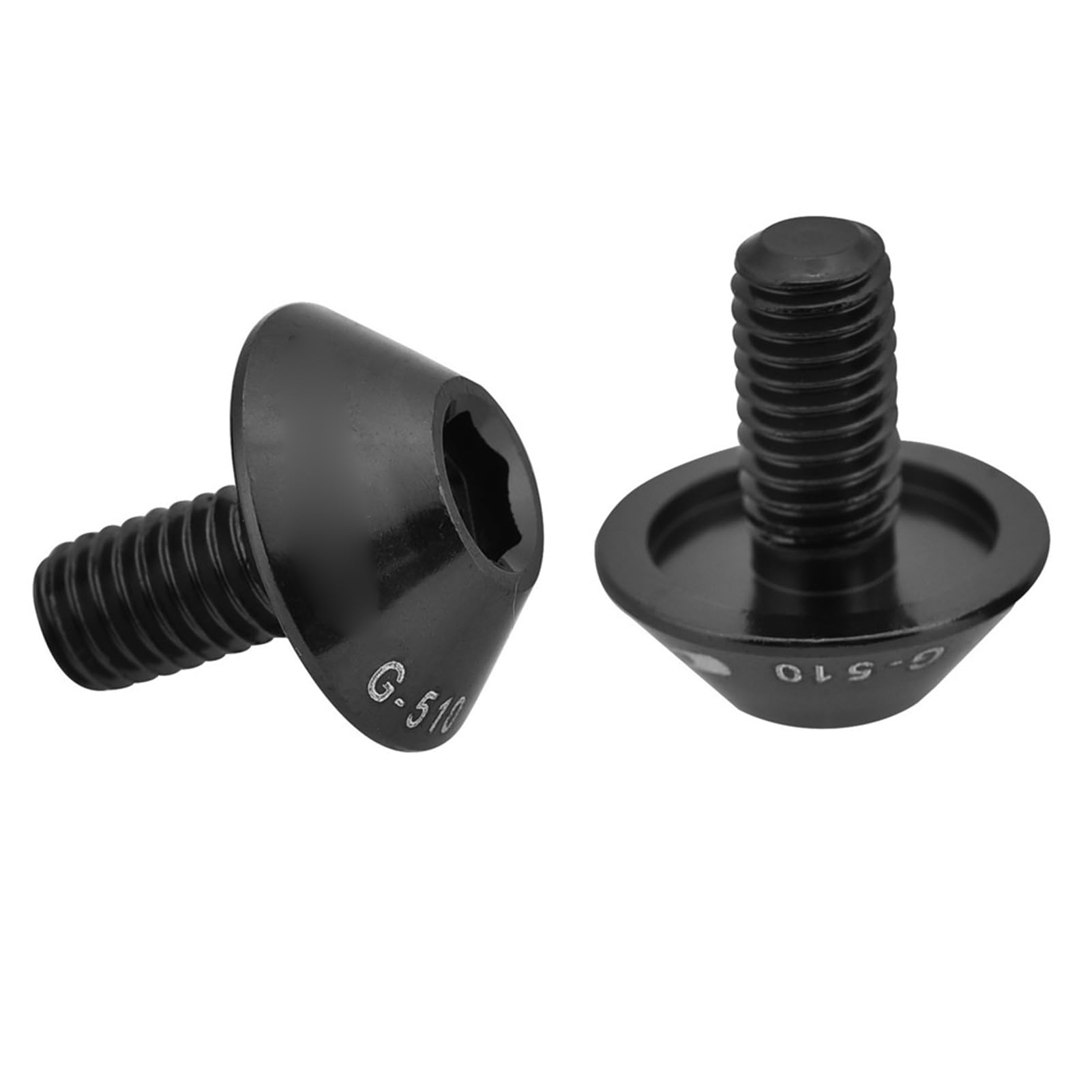 Yosoo Health Gear Bicycle Bottle Cage Bolts, M5 X 12mm Mountain Bike Water Bottle Cage Bolts, 2 Pcs Screws for Bike Water Bottle Cage Holder(Black)