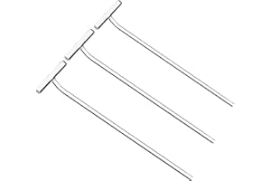 GLEAVI 3pcs Cell Spreaders Glass Coating Rods Laboratory Tools for Petri Dishes Culture Spreading