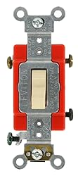 Leviton 1223-LHI 20-Amp, 120-Volt, Toggle Lighted