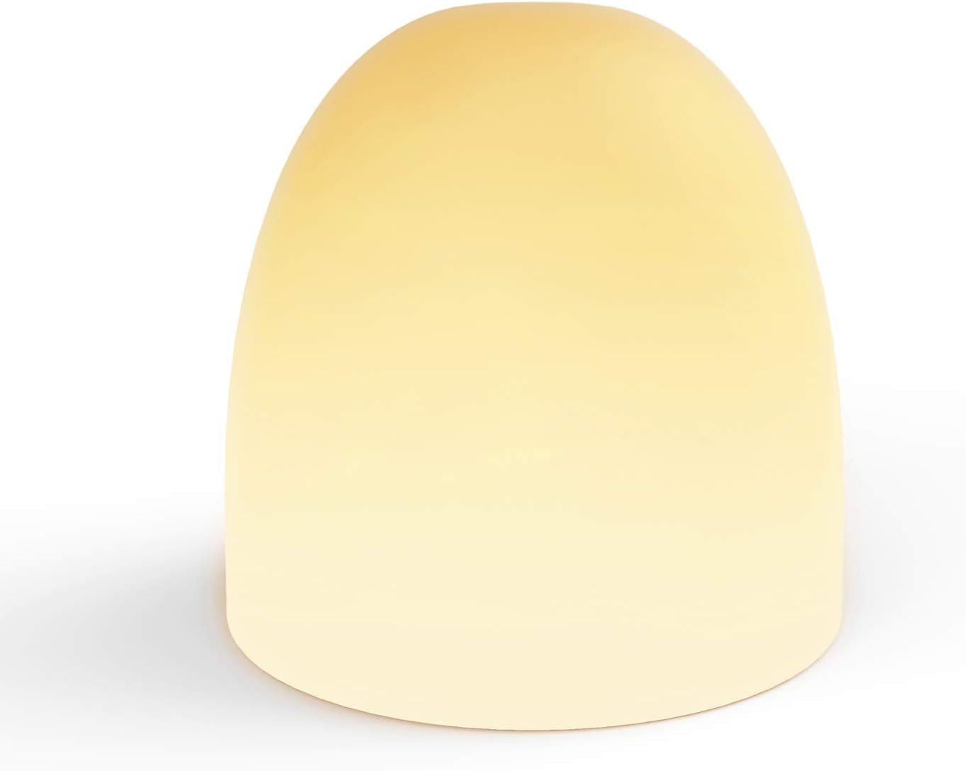 Smart Table Lamp, WiFi Control and Light Changeable Lamp for Home or Outdoor Party, Compatible with Alexa and Google Home System, with Tap Sense Funtion, Egg-Shaped