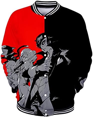 Khfkerojr Persona 5 Pullover Joker New Hot Fashion Jacket New Comfortable Thin Coat