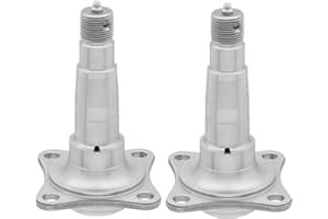 QJZ Spindle #84 E-Z Lube Weld-On with Brake Flange for 3500 lbs Trailer Axle - Compatible with Bearings Kit L44649/10 & L68149/11 - [2-Pack]