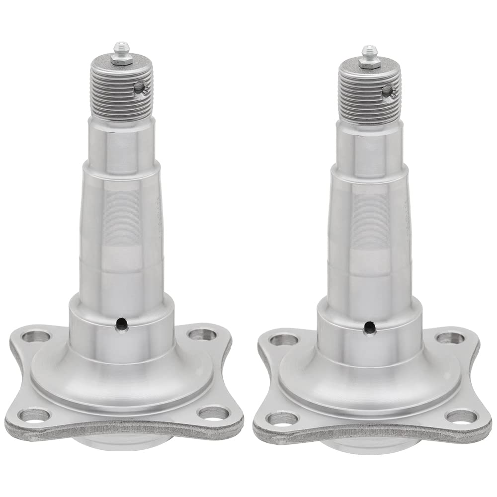 Photo 1 of Spindle #84 E-Z Lube Weld-On with Brake Flange for 3500 lbs Trailer Axle - Compatible with Bearings Kit L44649/10 & L68149/11 - [2-Pack]