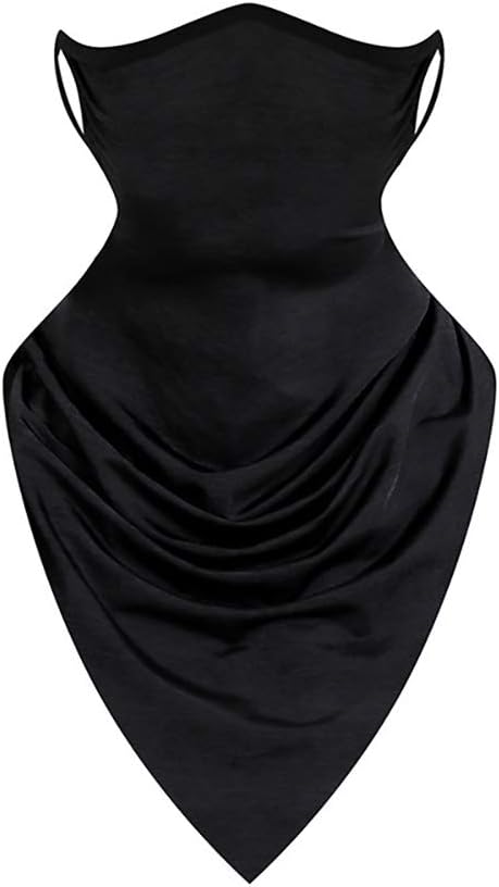 Unisex Neck Gaiter Bandanas - Hanging Ear Dust Proof UV Protection Windproof Breathable Bandana for Sport&Outdoor