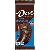 DOVE Candy Milk Chocolate Bar, 3.30 oz | DOVE milk chocolate bar, chocolate candy, candy bar, sweet snack, perfect for smores, baking, treating, sharing