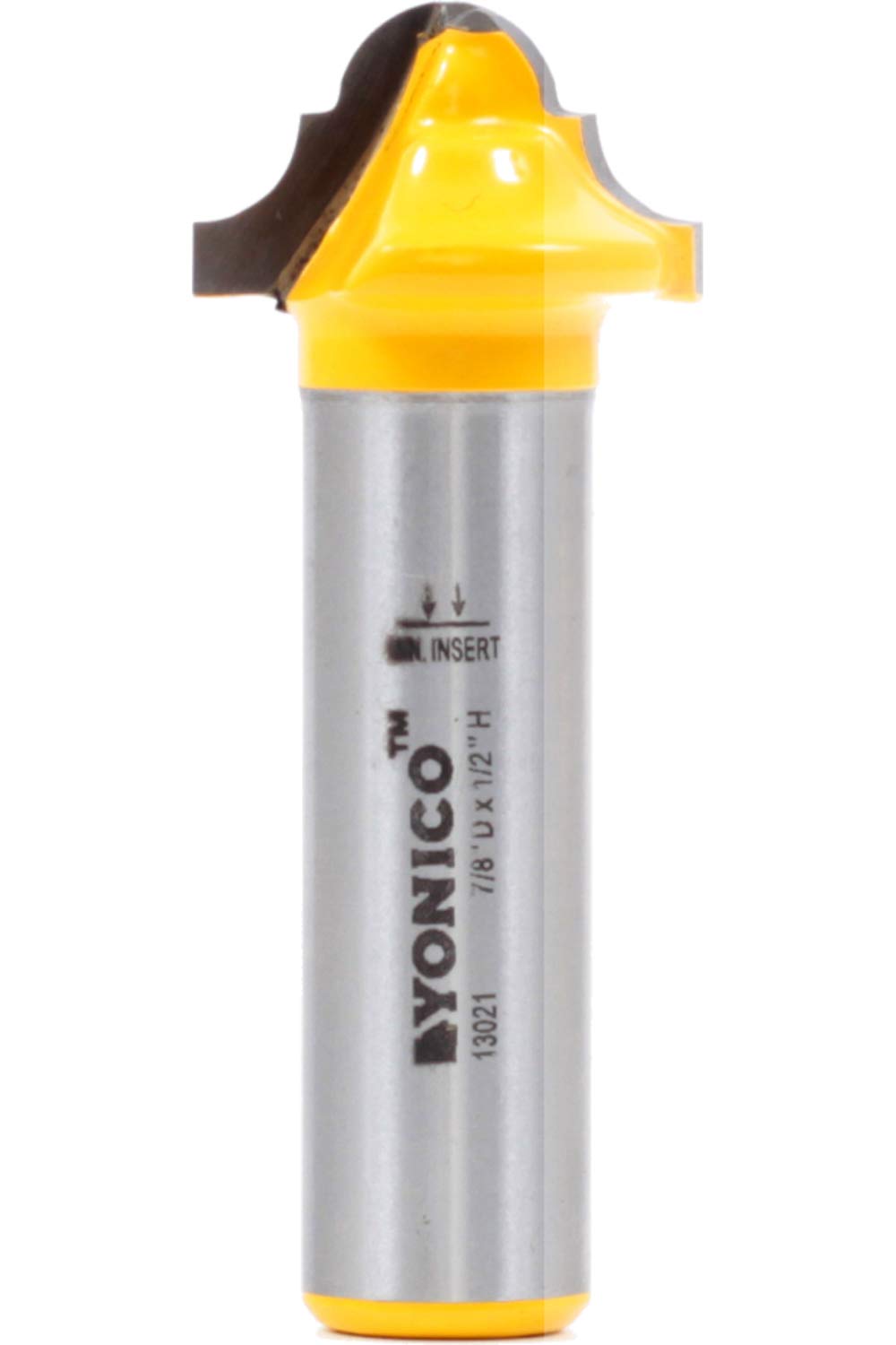 Yonico 13021 3/16-Inch Radius Double Roman Ogee Groove Router Bit 1/2-Inch Shank