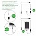 for iPhone 7 & iPhone 8 for Splitter, Dual Port Charging and Headphone Adapter,2 in 1 Charge and Audio Listen to Music at The Same Time, Support iOS 11 and Before