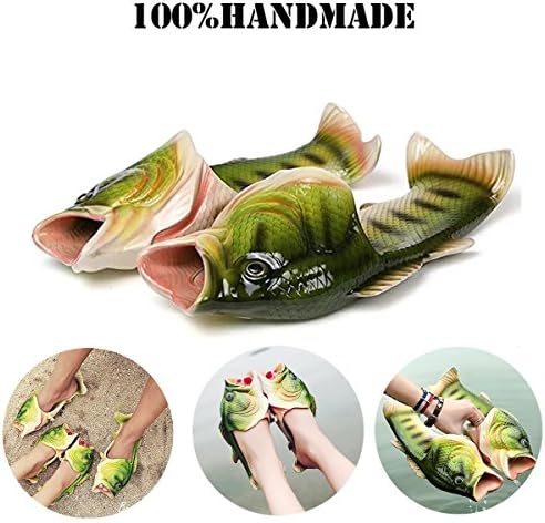 Fish Animal Slippers Character Flip Flops Summer Beach Sandals Shower Slippers Non-Slip Beach Shoes Wear For Women Men Casual Shoe
