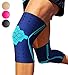 Sparthos Knee Compression Sleeves by (Pair) – Joint Protection and Support for Running, Sports, Knee Pain Relief – Knee Brace for Men and Women – Innovative Breathable Elastic Blend – Anti Slip