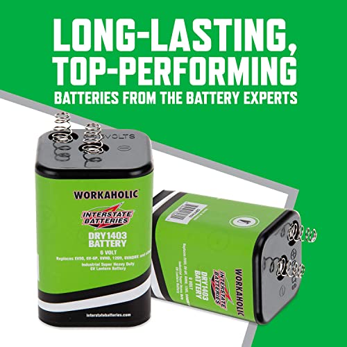 Interstate Batteries 6V HD Lantern Flashlight Battery (DRY1403) 6 Volt