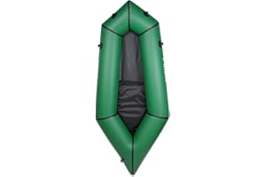 HIKULA Inflatable Lightweight TPU PackRaft Eco-Friendly White Water Rafting Micro Inflatable Kayak Canoe Carry Bag Included