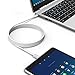 RAVPower Fast Charging Type C Cable USB C To C Charging and Sync Cable, Standard 480Mb/s Data Transfer, USB-C 6.6ft Cable for New MacBook and Other Devices with Type C USB