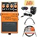 Boss DS-2 Turbo Distortion Bundle with Power Supply, Instrument Cable, Patch Cable, Picks, and Austin Bazaar Polishing Cloth