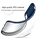VANMASS iPhone X Case Matte Finish Flexible Soft Gel TPU Sleek Cover Shell Thin Slim Fit Apple Original Natural Touch Apple iPhone X - Dark Blue