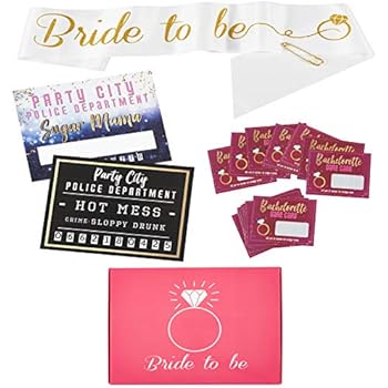 Amazon.com: Bachelorette Dare Card Party Game, 20 Scratch Off Cards ...