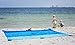 Mad Grit Insane Deal! 9 X 10 Large Travel Beach Blanket - Largest & Most Portable Beach Blanket That Fits Your Whole Family. Quick Drying, Sand Proof, Lightweight - Best Outdoor Picnic Throw