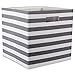 DII Polyester Cube Storage Collection Collapsible Hard Sided Bin, 13x13x13