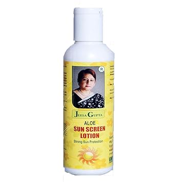 Jeesa Gupta Aloe Sunscreen Lotion - 100 ml, Natural Beauty Expert - 30+ Yrs Experience in Traditional Ayurvedic Remedies
